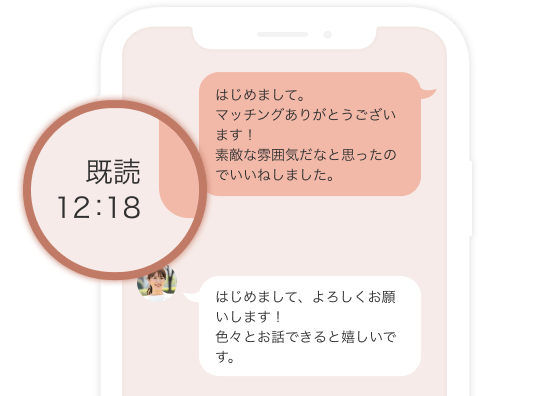 メッセージ既読機能画像